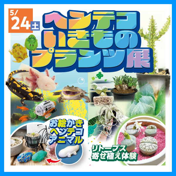 ヘンテコいきものプランツ展
